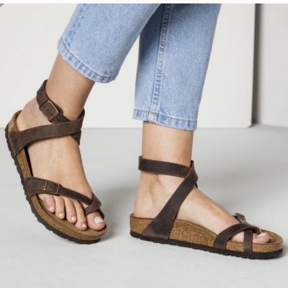 Birkenstock Shoes - Birkenstock Yara Brown Sandals Habana 8.5 39 9